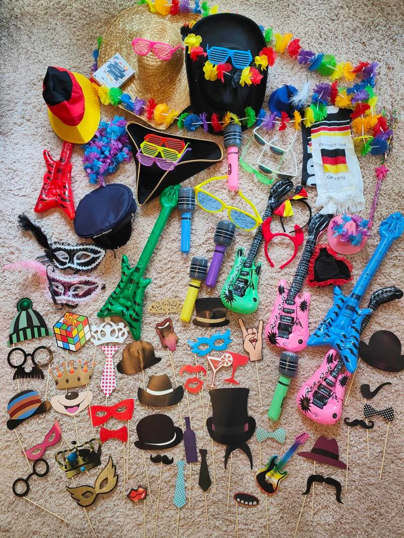 Fotobox Accessoires und Requisiten
